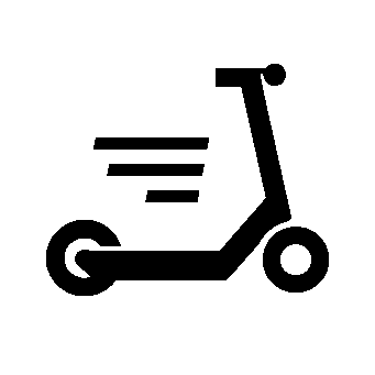 Electric Scooter Speed Logo