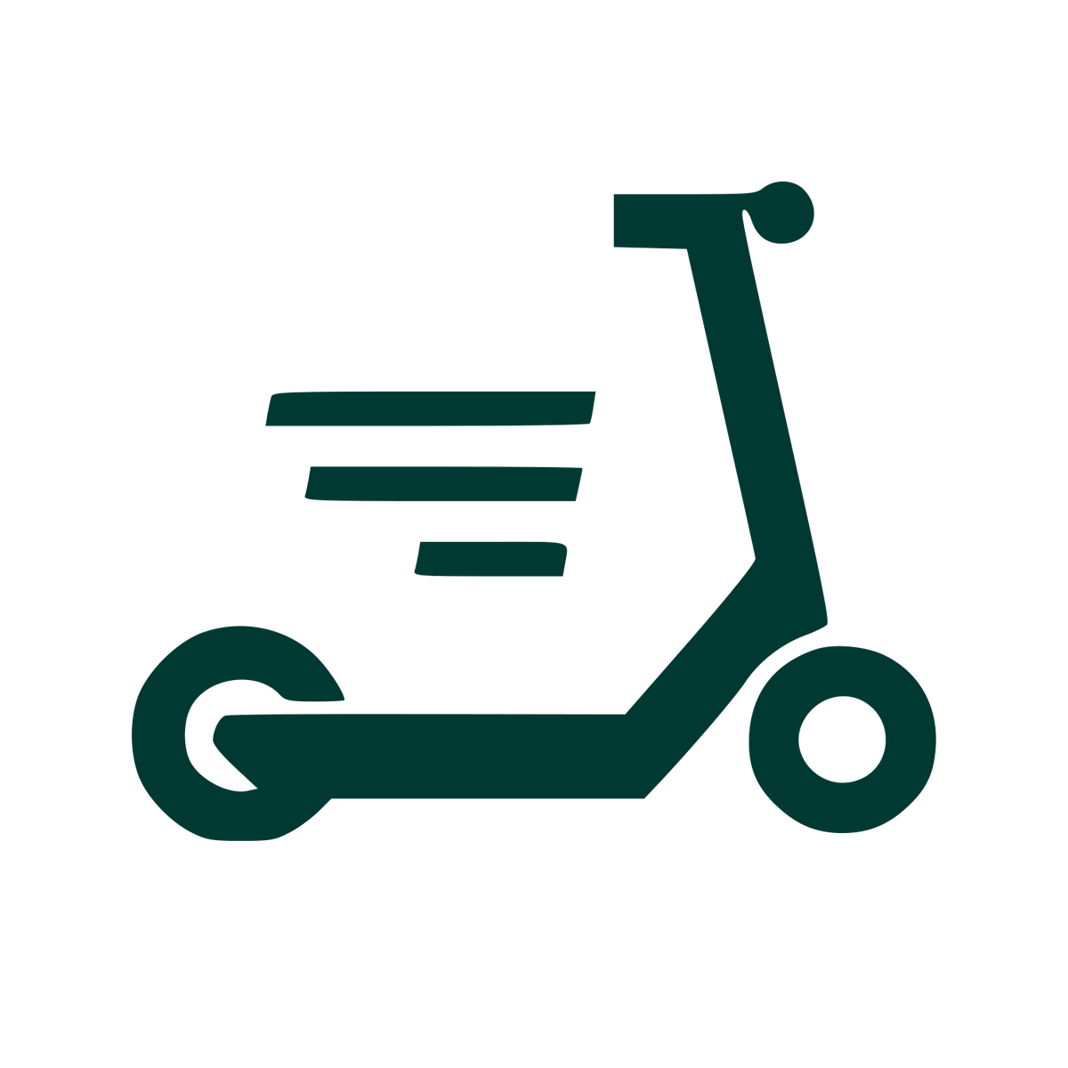 Electric Scooter Speed Logo #003932