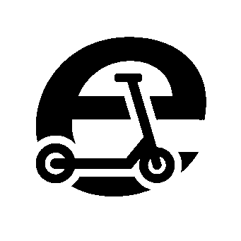 Electric Scooter Circle Logo