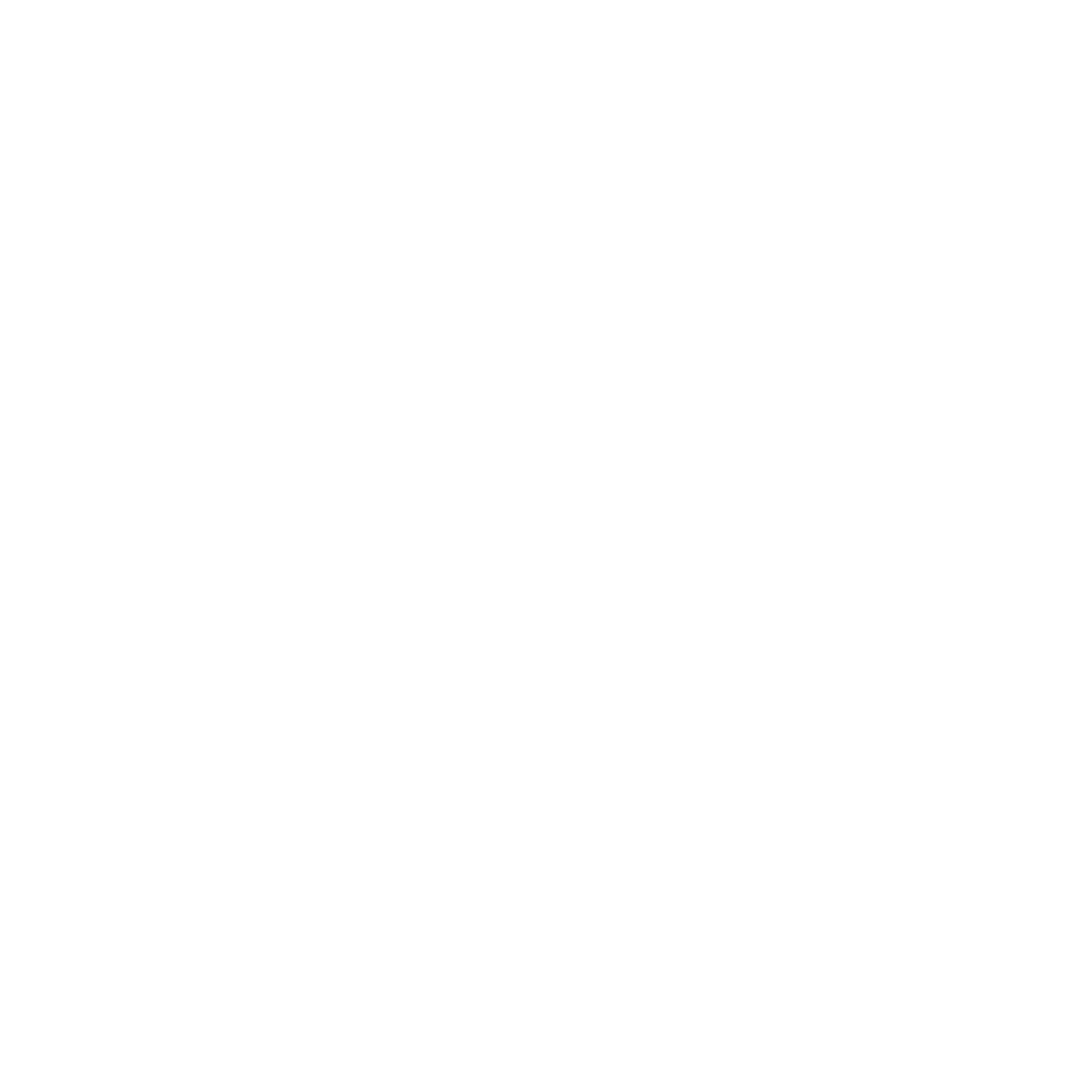 Electric Scooter Circle Logo #ffffff
