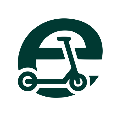 Electric Scooter Circle Logo #003932