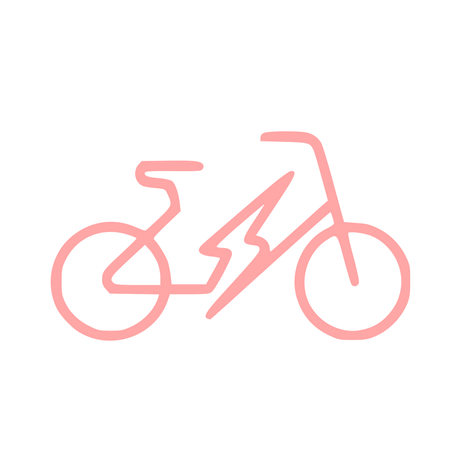 Monoline Electric Bike Logo #ffa6a6