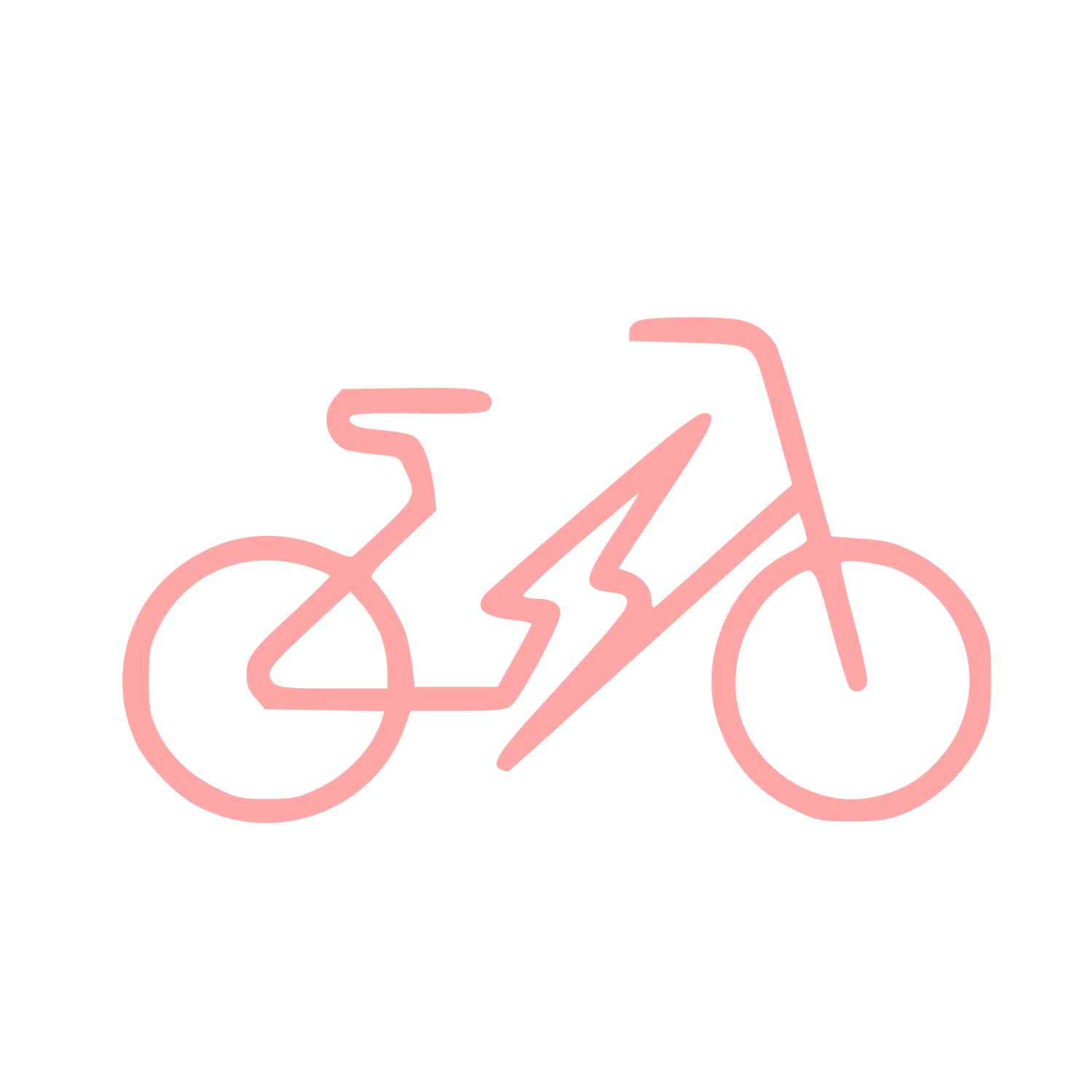 Monoline Electric Bike Logo #ffa6a6