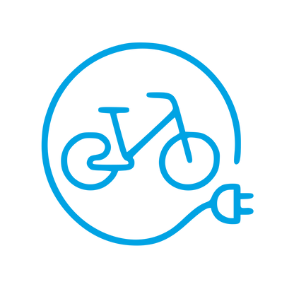 Monoline E-Bike Plug Logo #00a3e4