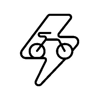 Electric Bike Lightning Logo