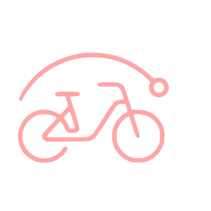 Monoline E-Bike Logo #ffa6a6