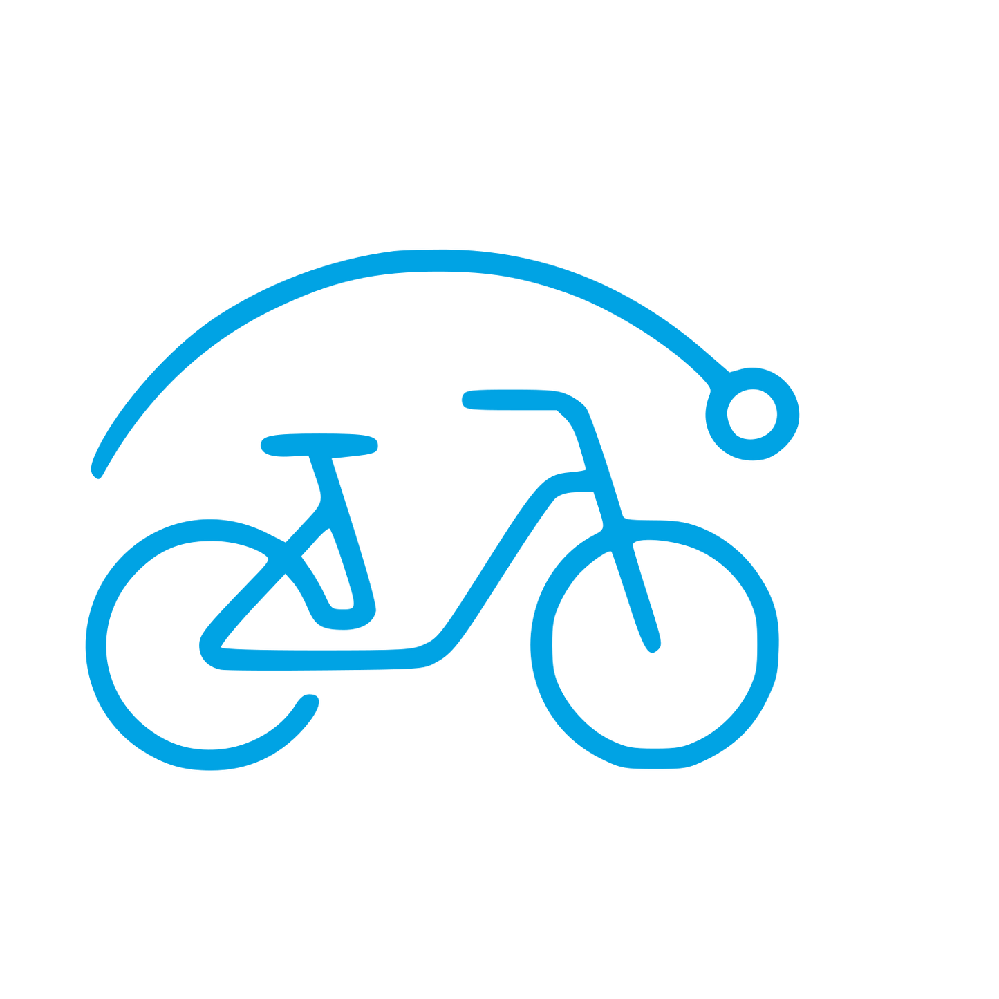 Monoline E-Bike Logo #00a3e4