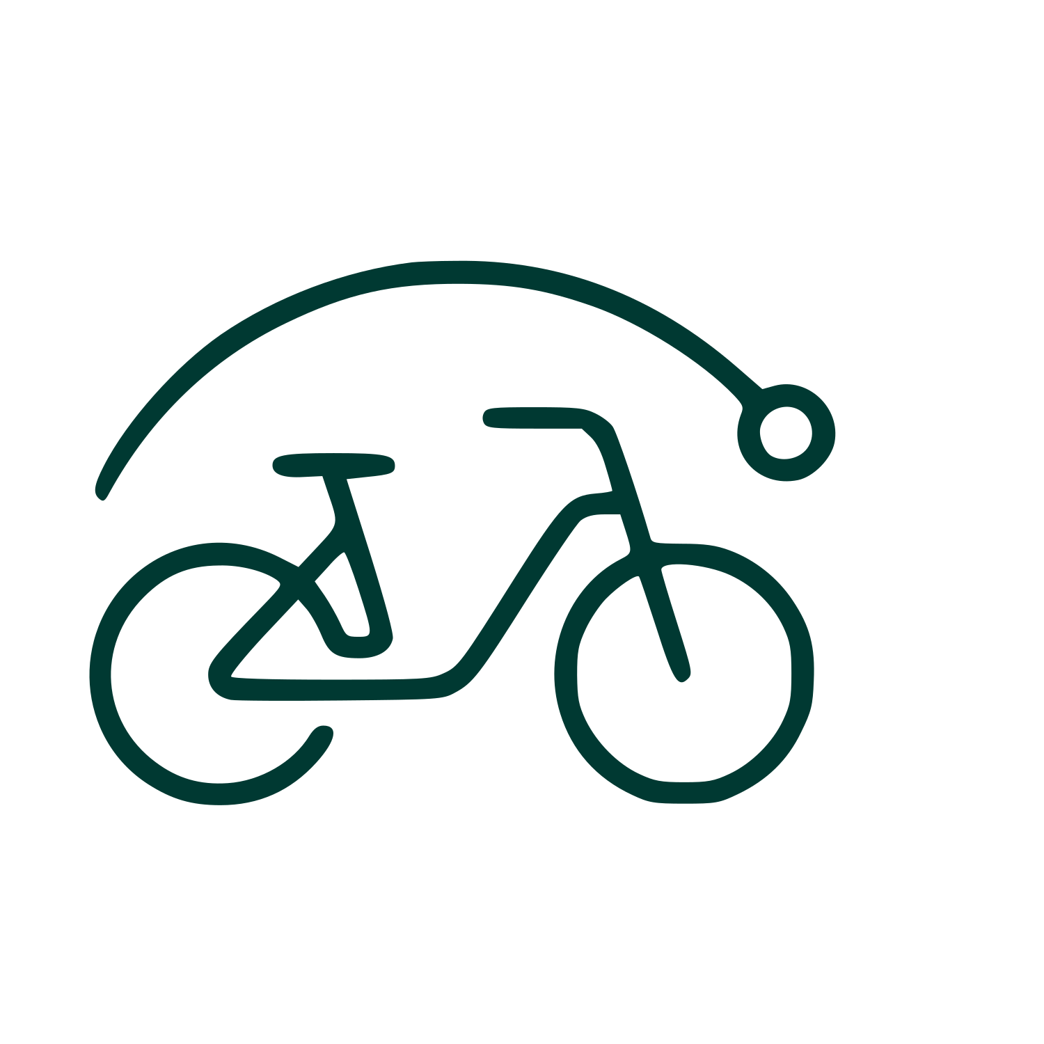 Monoline E-Bike Logo #003932
