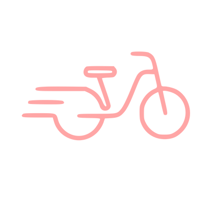 Monoline E-Bike Speed Logo #ffa6a6