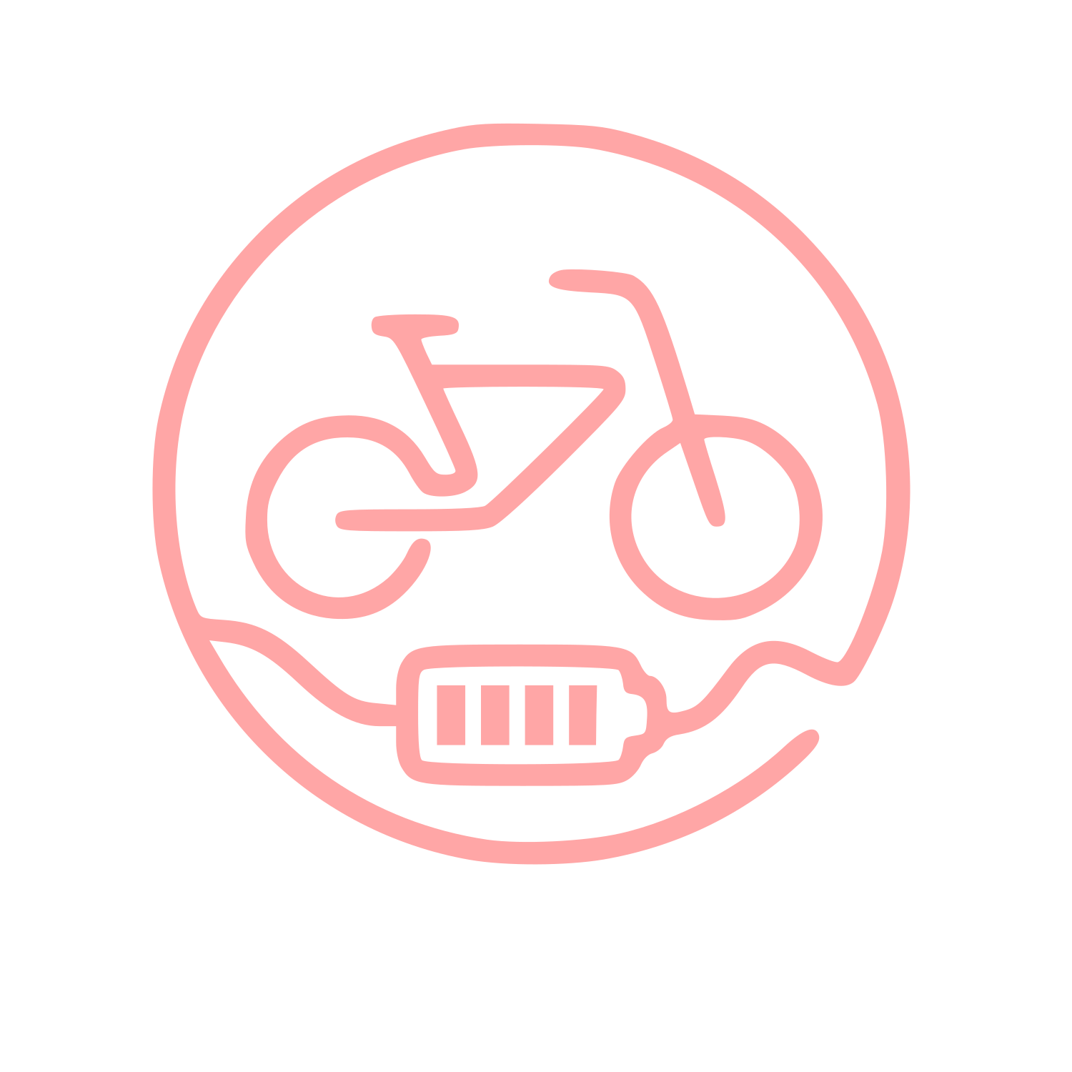 Monoline E-Bike Battery Logo #ffa6a6