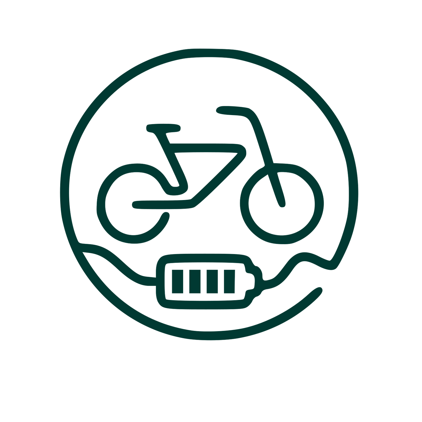 Monoline E-Bike Battery Logo #003932