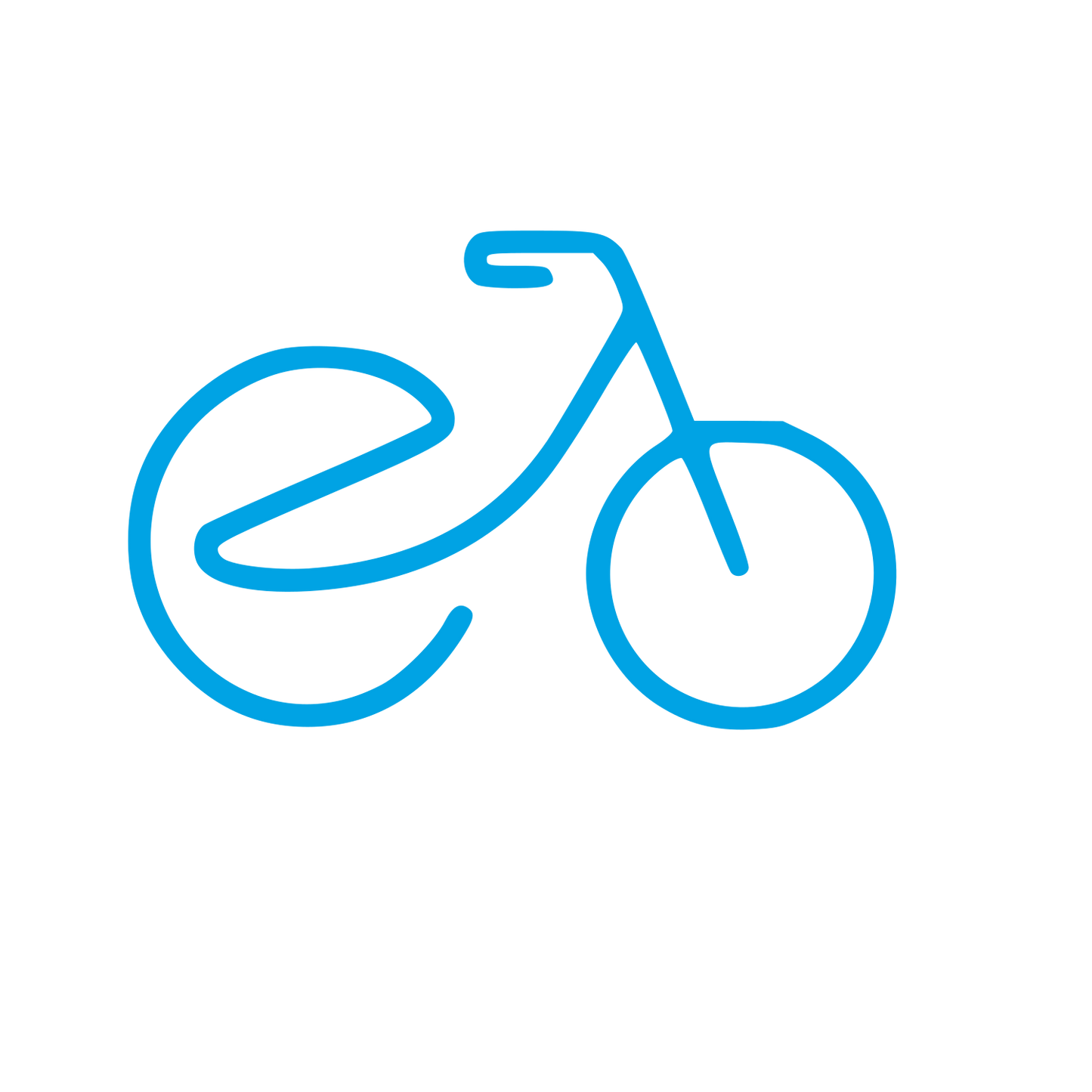 Monoline E-Bike Logo #00a3e4