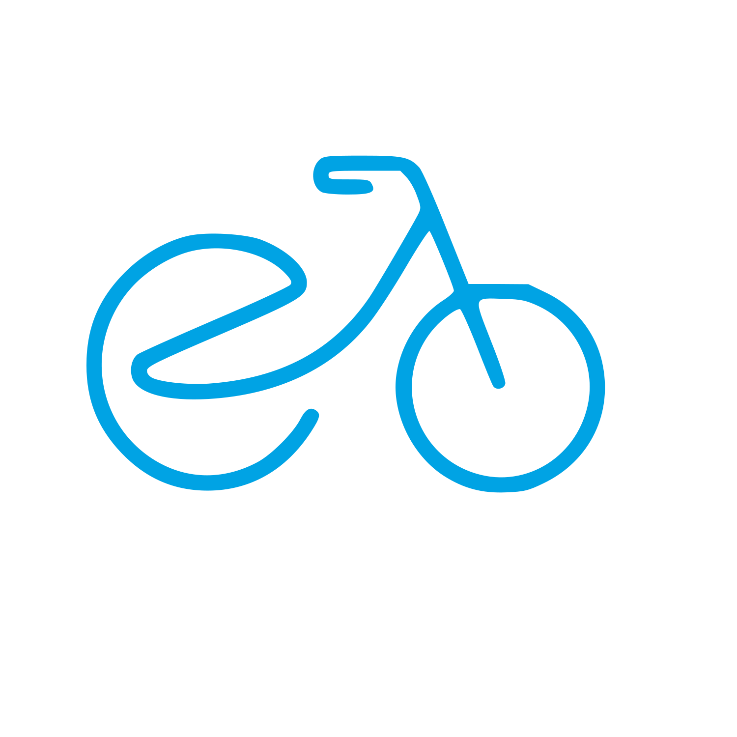 Monoline E-Bike Logo #00a3e4