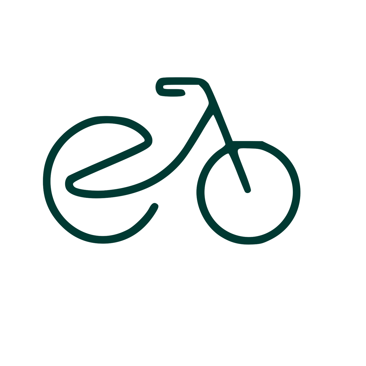 Monoline E-Bike Logo #003932