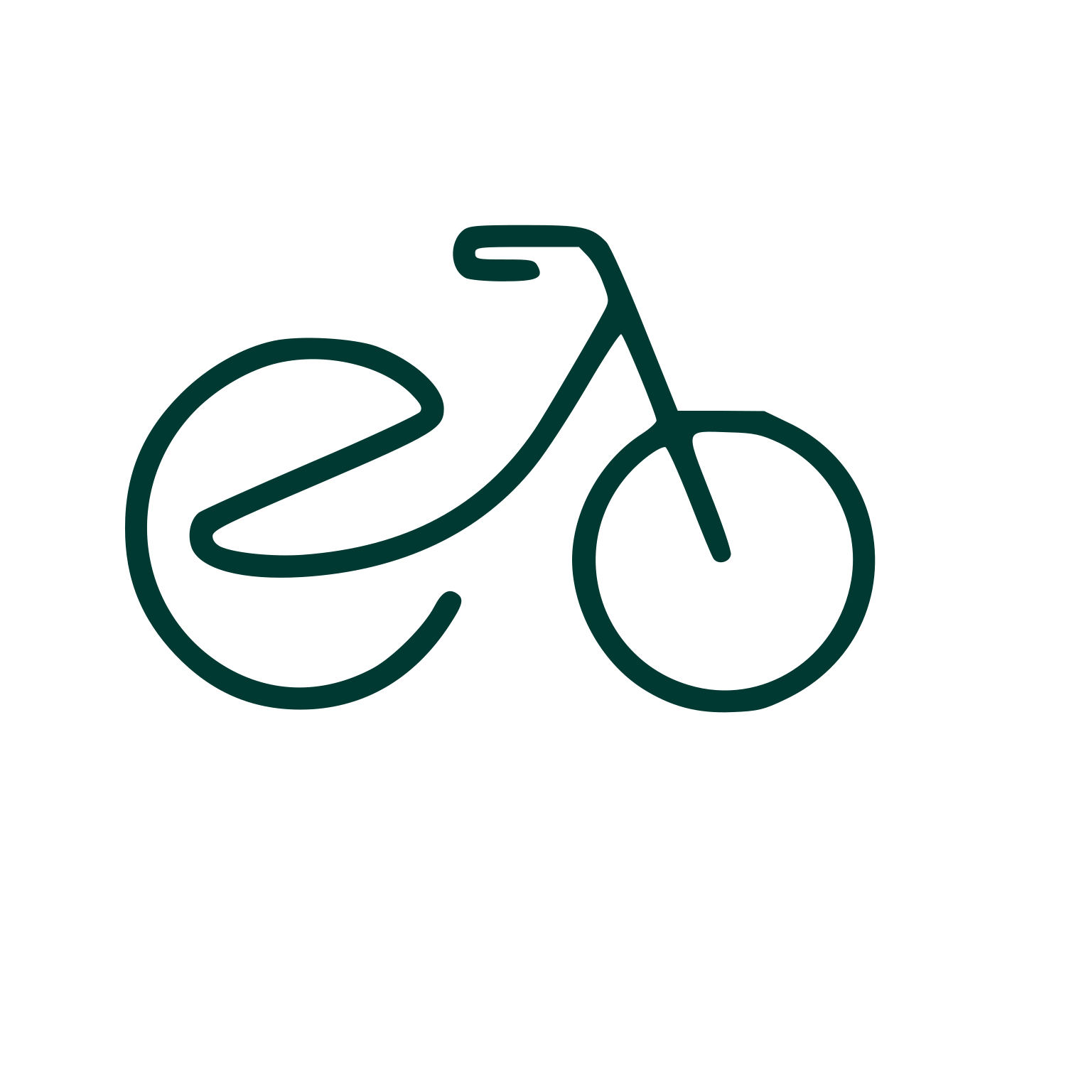 Monoline E-Bike Logo #003932