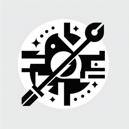 Wrench Tool Geometric Logo