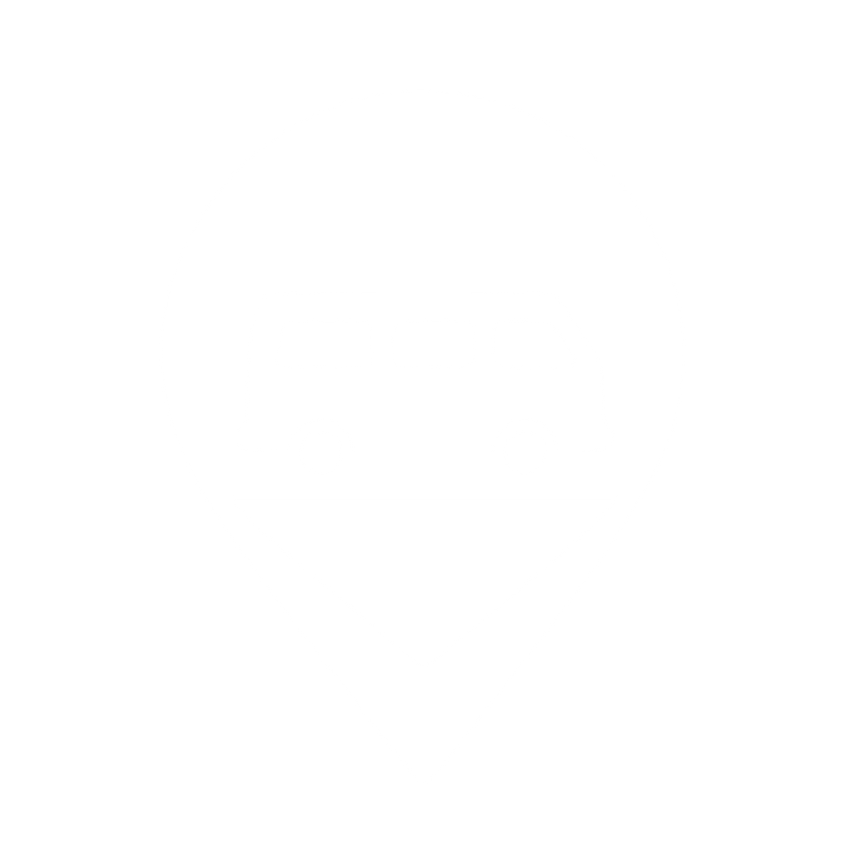 Camper Van Location Pin Logo #ffffff