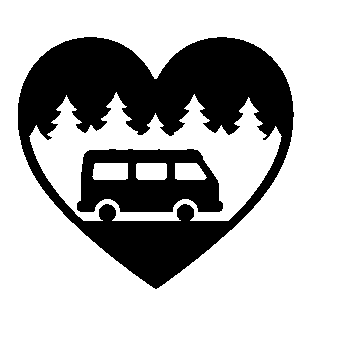 Camper Van Heart Logo