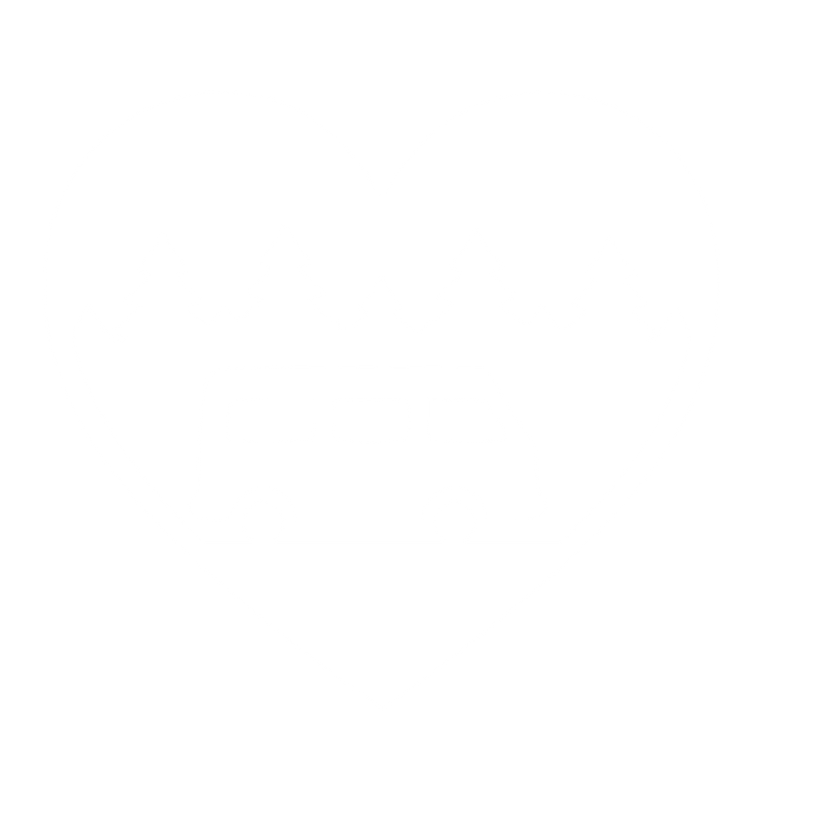Camper Van Heart Logo #ffffff