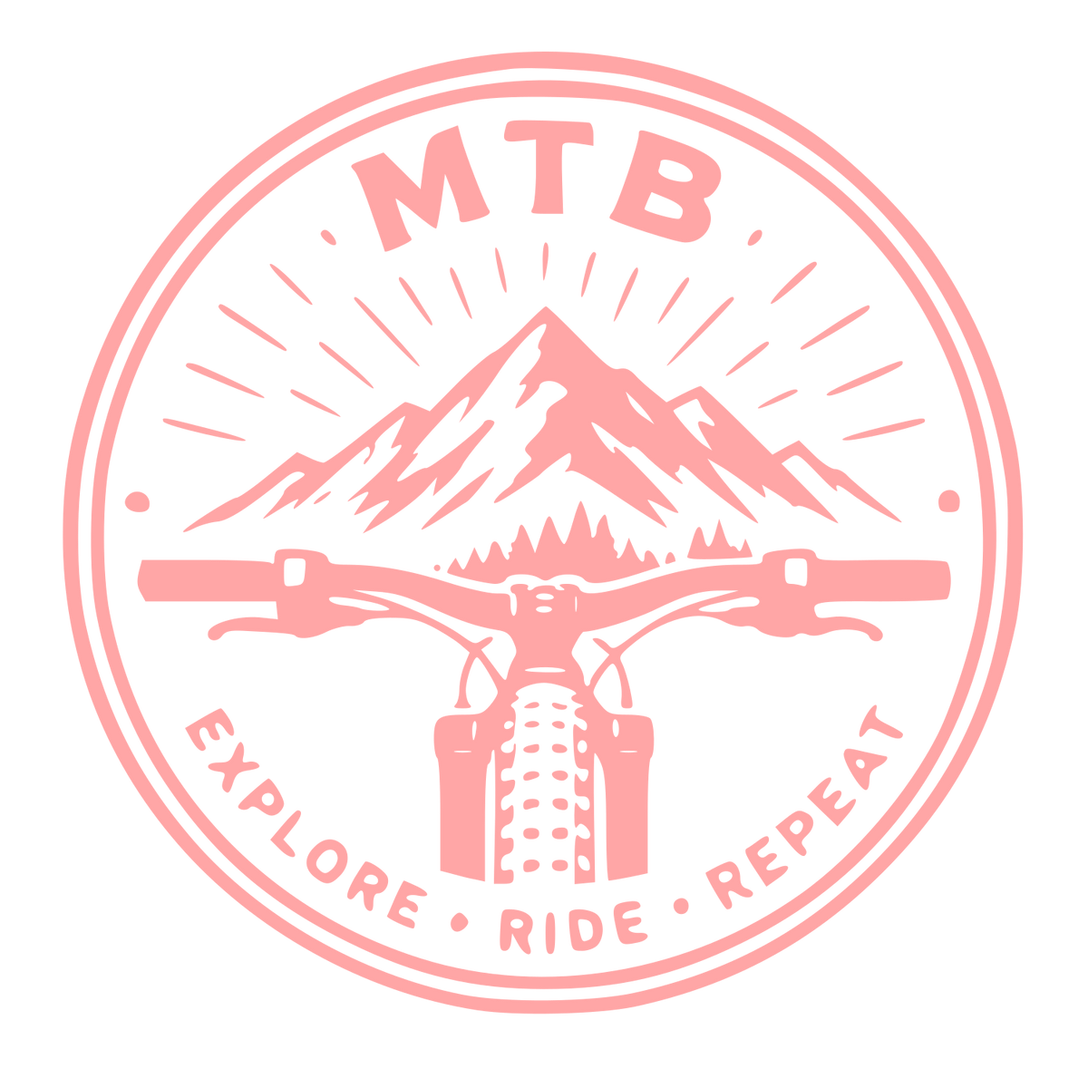MTB Stamp Badge Logo #ffa6a6