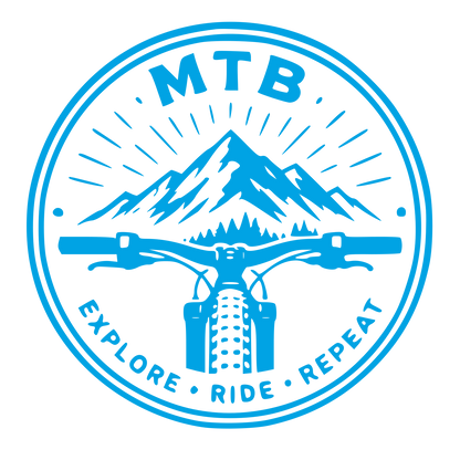 MTB Stamp Badge Logo #00a3e4