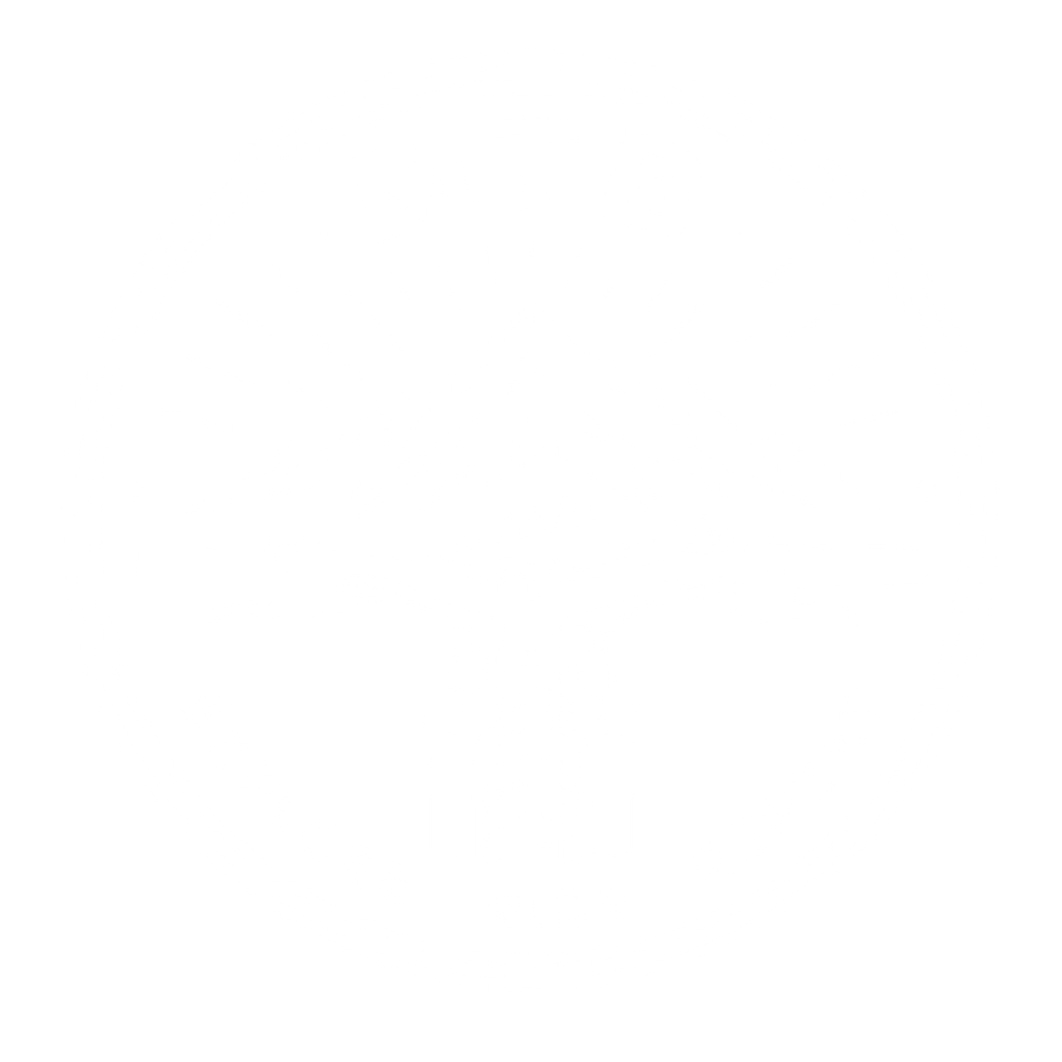 MTB Stamp Badge Logo #ffffff