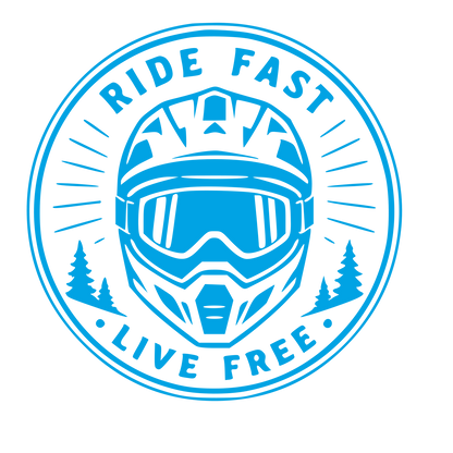 Motocross Helmet Stamp Badge Logo #00a3e4