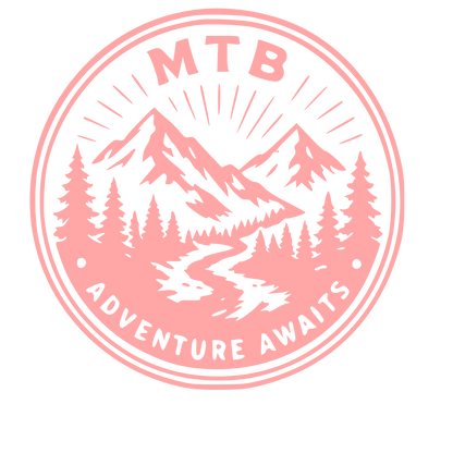 MTB Mountain Badge Logo #ffa6a6