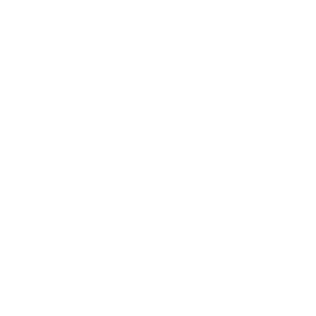 MTB Mountain Badge Logo #ffffff