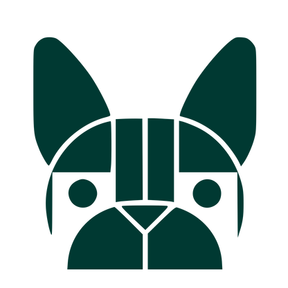 Bauhaus French Bulldog Logo #003932