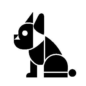 Bauhaus French Bulldog Logo