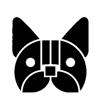 Bauhaus French Bulldog Logo