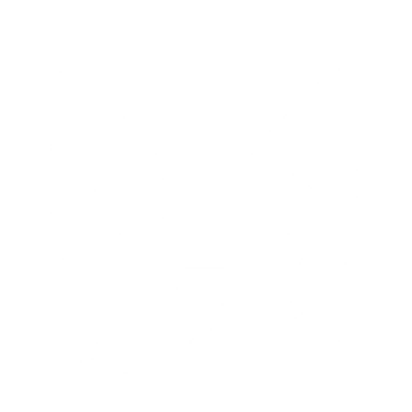 Bauhaus French Bulldog Logo #ffffff