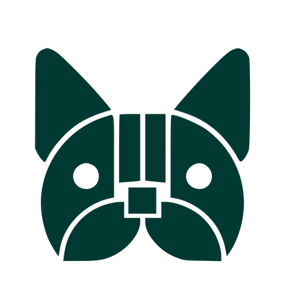 Bauhaus French Bulldog Logo #003932