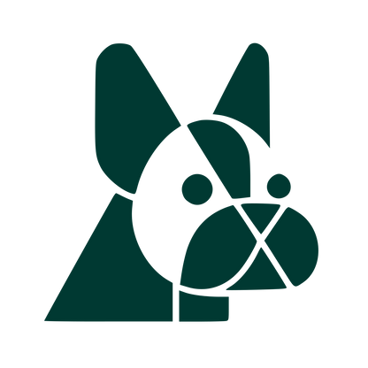 Bauhaus French Bulldog Logo #003932