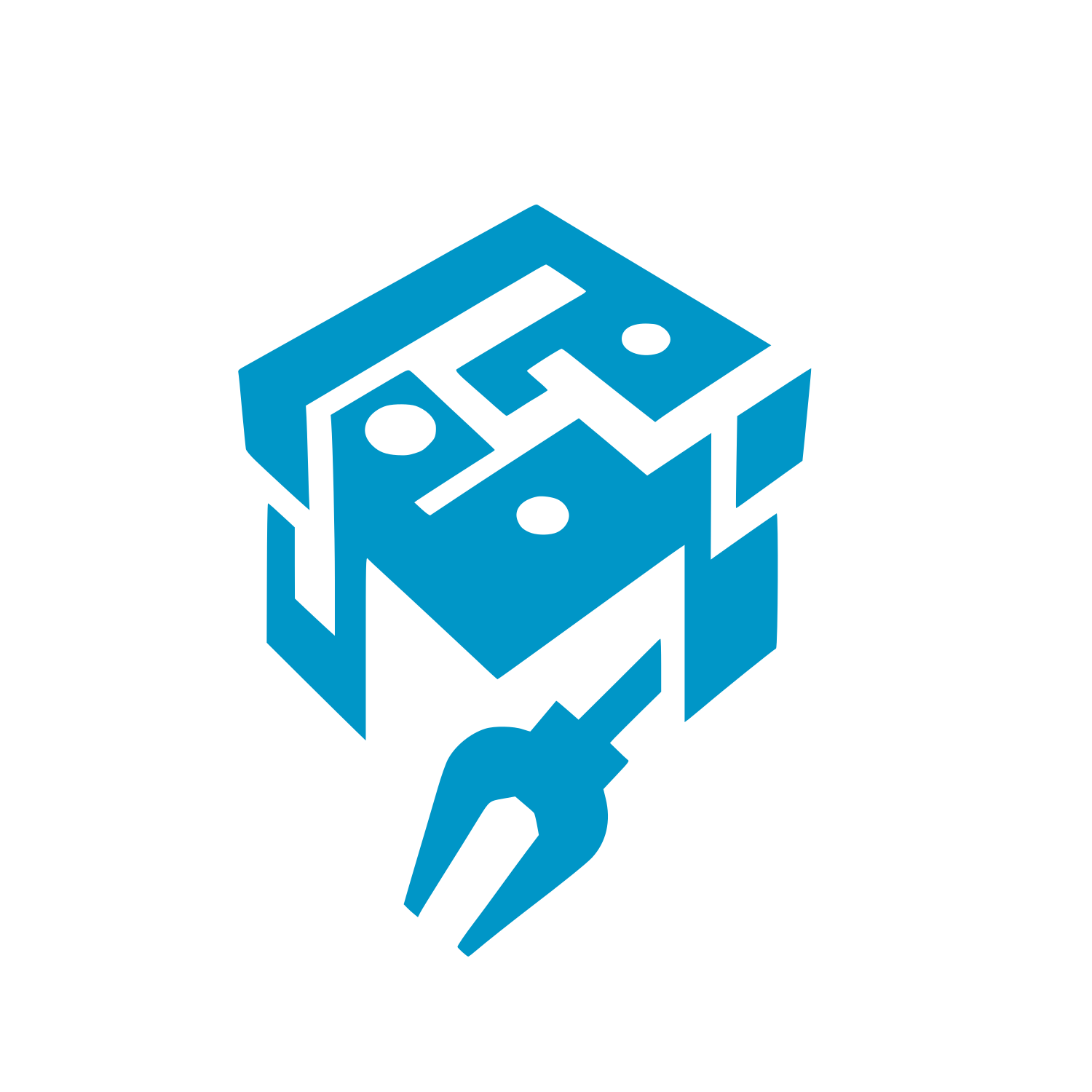 Cubic Tool Design #0096C7