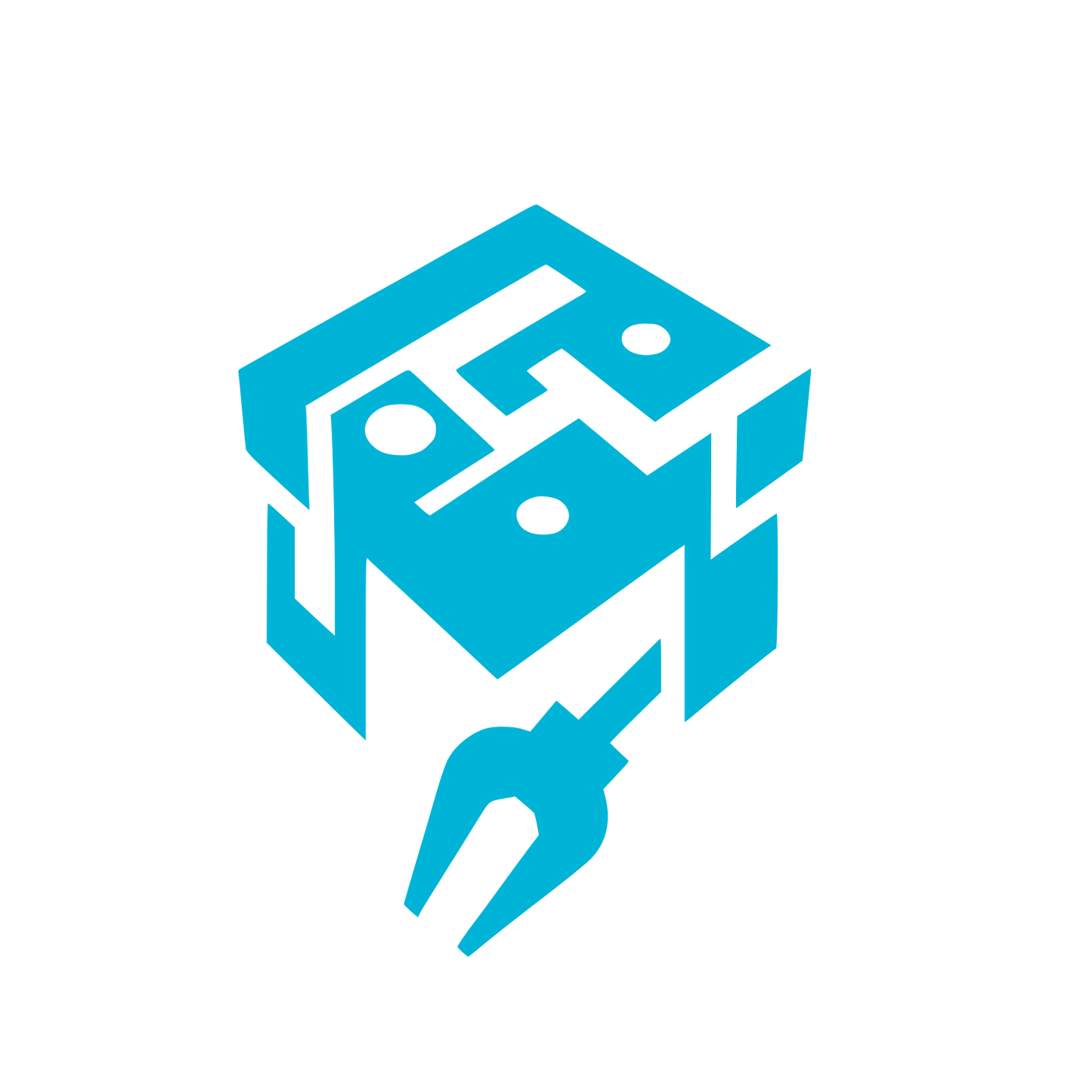 Cubic Tool Design #00B4D8