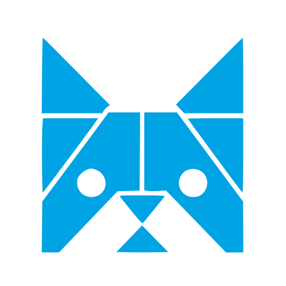 Bauhaus French Bulldog Logo #00a3e4