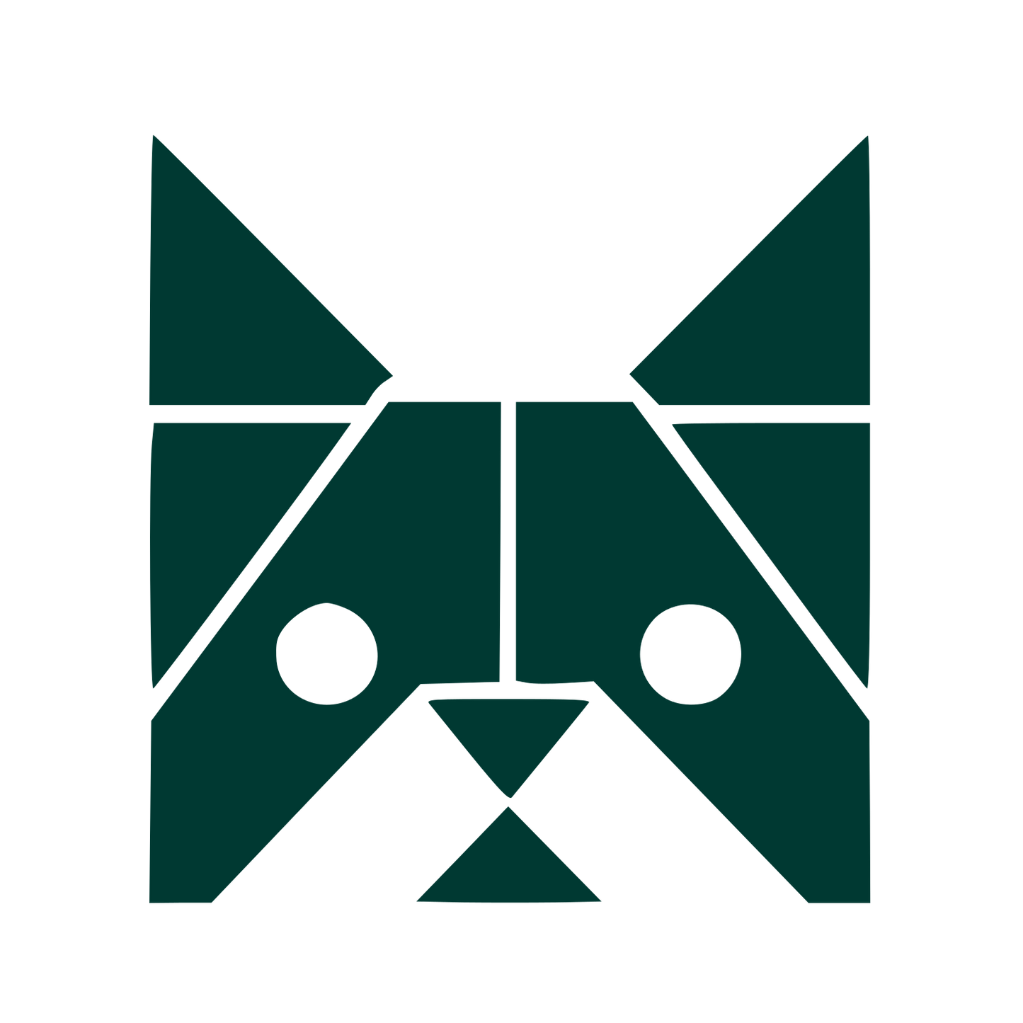 Bauhaus French Bulldog Logo #003932