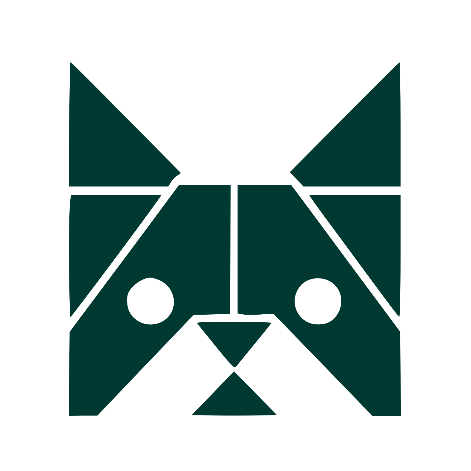 Bauhaus French Bulldog Logo #003932