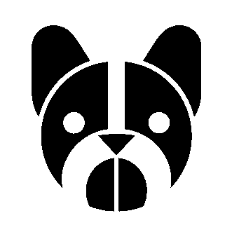 Bauhaus French Bulldog Logo