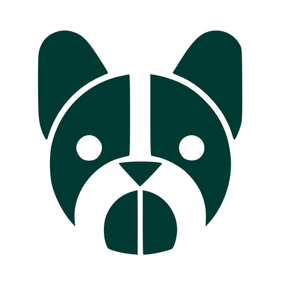 Bauhaus French Bulldog Logo #003932