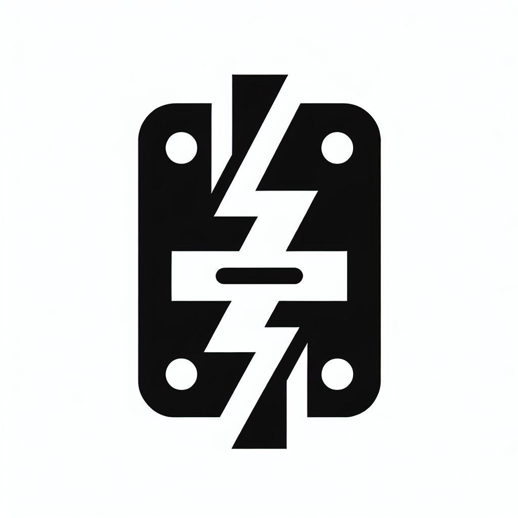 Circuit Breaker and Lightning Bolt Logo