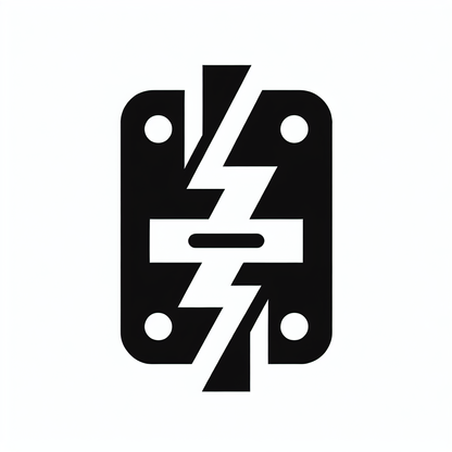 Circuit Breaker and Lightning Bolt Logo