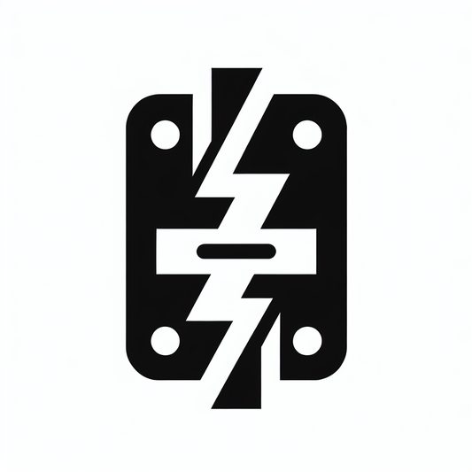 Circuit Breaker and Lightning Bolt Logo