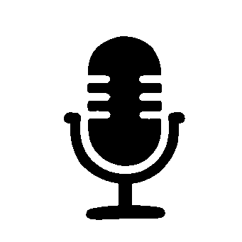 Retro Podcast Microphone Logo