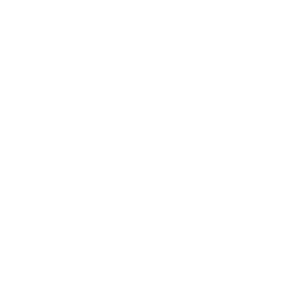 Retro Podcast Microphone Logo #ffffff