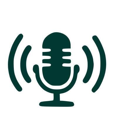 Podcast Microphone Signal Logo #003932