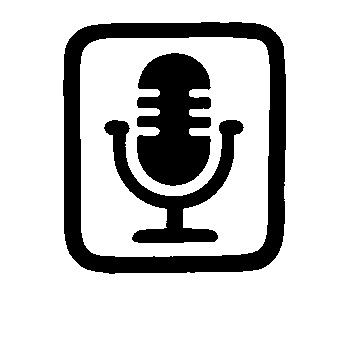 Hand-Drawn Microphone Logo