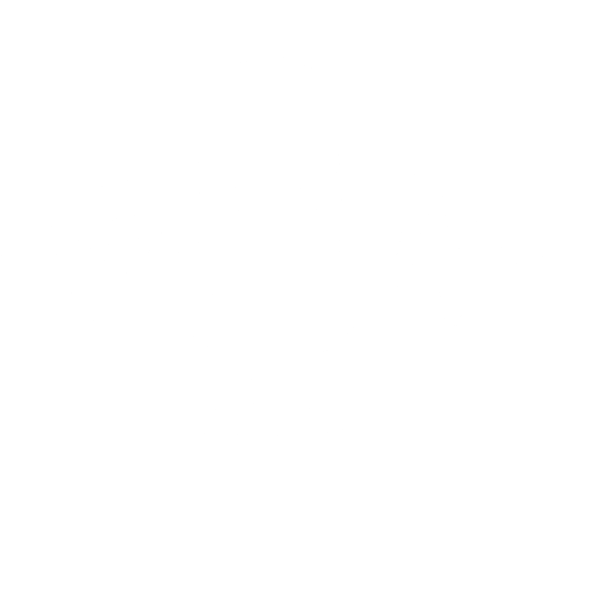 Podcast Mic Soundwave Logo #ffffff